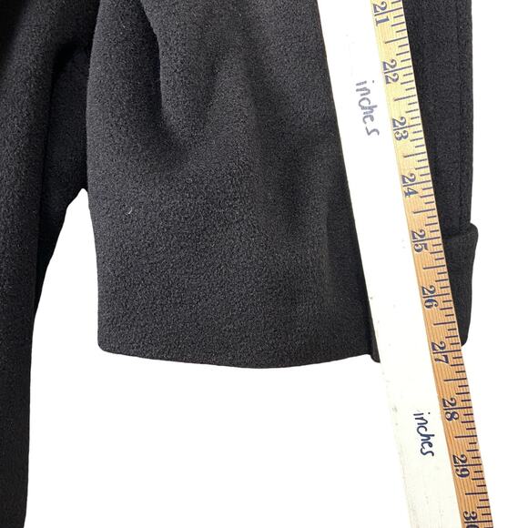 Vintage Khayam Men's 100% Cashmere 3 Front Button Trench Coat Size 50 - Picture 10 of 11